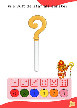 Lesmateriaal de staf van Sinterklaas van auteur Juffen eersteklas