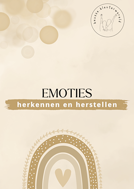 Lesmateriaal Emotiekaarten + herstelmuur van auteur knussekleuterwereld