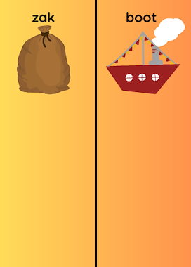 lesmateriaal Sinterklaas bewegend leren rijmspel  van auteur Kleuterjuf Monique