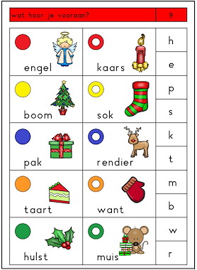 Lesmateriaal Logico - Piccolo - KERST van auteur Annette slide 3