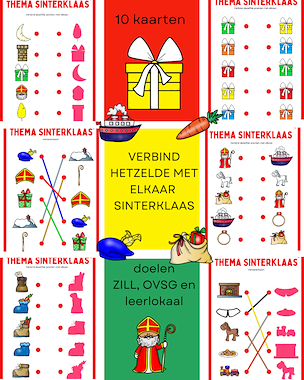 Lesmateriaal Voordeelbundel sinterklaasspelletjes van auteur Little Play Friends slide 4