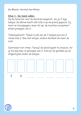 Lesmateriaal Rekenmeesters - Operatie Suikerspin (groep 4-5) van auteur Alexandra Wit slide 3
