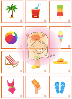 Lesmateriaal sprekende muur/ memorie thema zomer van auteur juf Eileen