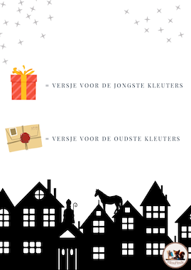 Lesmateriaal Sinterklaasversjes voor kleine en grote kleuters  van auteur FilouFinds slide 2