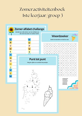 Lesmateriaal Zomeractiviteitenboek 1ste leerjaar/groep 3 van auteur Speelwijs