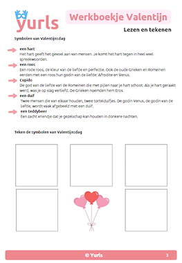 Lesmateriaal Werkboekje Valentijn groep 5/6 van auteur Yurls slide 3