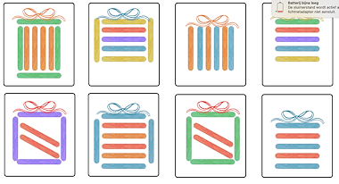 Lesmateriaal Thema Kerst : Cadeautjesspel van auteur Juf Katy slide 2