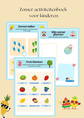 Lesmateriaal Zomeractiviteitenboek voor kinderen van auteur Speelwijs