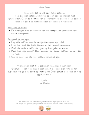 Lesmateriaal Thema kunst: Rijmen van auteur Juf Femke slide 2