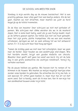 Lesmateriaal Eerst lezen, dan geloven - Begrijpend lezen met een knipoog  van auteur Alexandra Wit slide 2