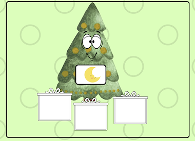 Lesmateriaal Thema Kerst : Wat begint met dezelfde letter? van auteur Juf Katy slide 2