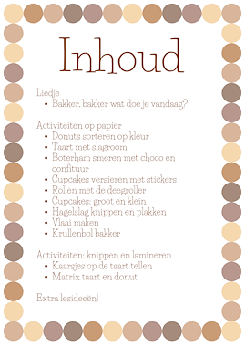 Lesmateriaal Bundel Thema Bakker van auteur Juf Janne slide 2