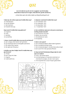 Lesmateriaal Bohemian Rhapsody Werkboekje van auteur Yurls slide 3