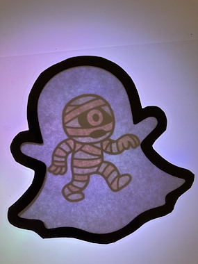 Lesmateriaal Halloween: gezellig griezelen met de lichtbak van auteur Yoga Mandy slide 3