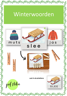 Lesmateriaal True uit de collectie Thema-De-winter van onderwijs lesmaterialen van auteur Juf Nika