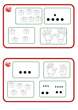 Lesmateriaal Cadeautjes tellen van auteur Creations by Astrid slide 2