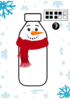 Lesmateriaal sneeuwmannen vullen van auteur CreaLi slide 4