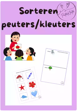 Lesmateriaal Peuters (en kleuters) sorteren van auteur PeuterKleuter