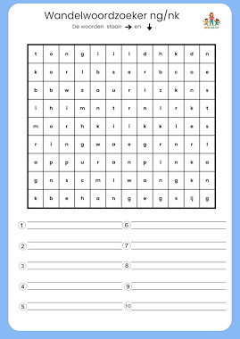 Lesmateriaal Spellenpakket 10 spellen met ng/nk woorden van auteur de beweegjuf slide 2