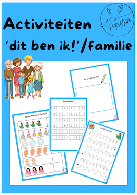 Lesmateriaal Activiteiten 'dit ben ik'/familie van auteur PeuterKleuter