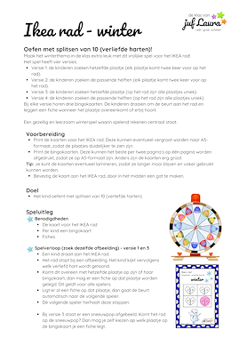 Lesmateriaal Winter - Ikea rad - Verliefde harten  van auteur De klas van juf Laura slide 4