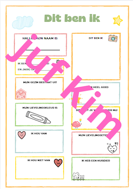 Lesmateriaal True van auteur Juf KimW