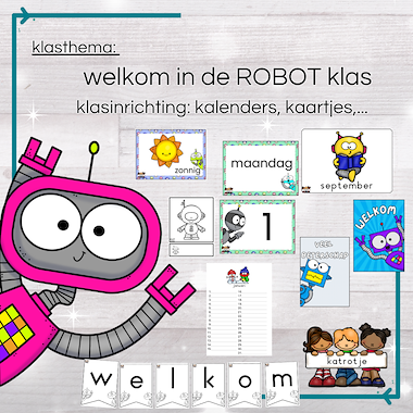 Lesmateriaal welkom in de ROBOT klas van auteur katrotje