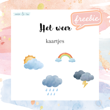 Lesmateriaal Weerkalender 4 van auteur MiaenCo