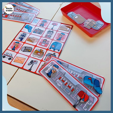 Lesmateriaal Themabundel: de post van auteur Kleuter Kriebels slide 4