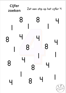 Lesmateriaal Stippenplezier - voor peuters en kleuters - rekenen van auteur PeuterKleuter slide 3