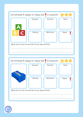 Lesmateriaal Beschrijf het! van auteur Alexandra Wit slide 3