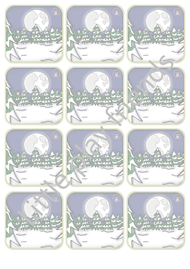 Lesmateriaal Memory thema winter  van auteur Little Play Friends slide 3