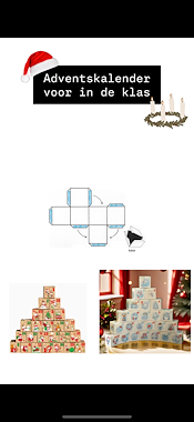 lesmateriaal Advent: adventskalender met opdrachtkaartjes van auteur JufkeSarah