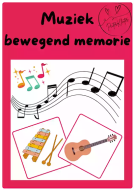Lesmateriaal Muziek - bewegend memorie van auteur PeuterKleuter