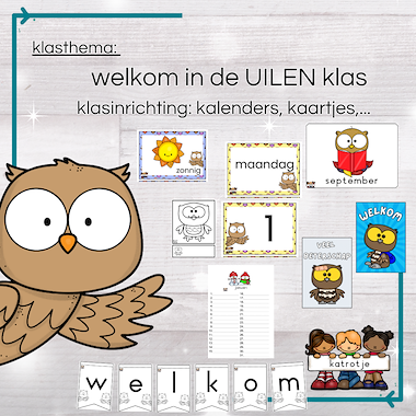 lesmateriaal welkom in de UILEN klas van auteur katrotje