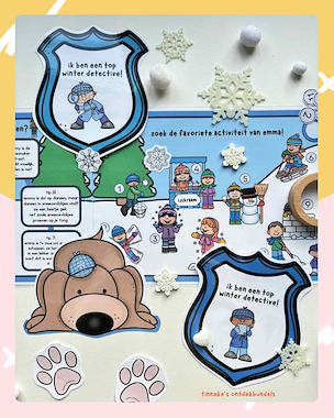 Lesmateriaal Detective winterbundel  van auteur Tinnekes ontdekbundels slide 2