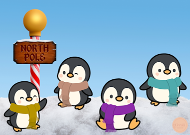 Lesmateriaal Kleurenspel: De mutsen van de pinguïngs van auteur CreaLi slide 2