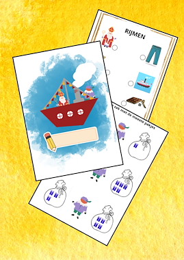 Lesmateriaal Mijn Sinterklaas werkboekje van auteur Juf_Cynthia_ slide 2