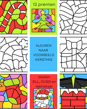 Lesmateriaal Voordeelbundel thema kerst van auteur Little Play Friends slide 4
