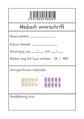 Lesmateriaal Apotheek: medicijnen volgens medisch voorschrift van auteur JufkeSarah slide 2