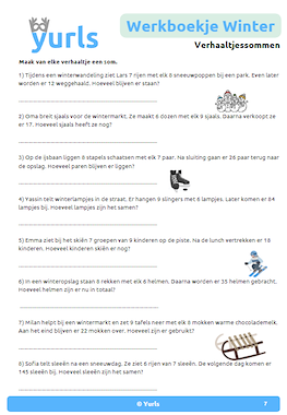 Lesmateriaal Werkboekje Winter groep 5/6 van auteur Yurls slide 2