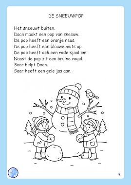 Lesmateriaal Winterse Kleurverhalen  (groep 3)) van auteur Alexandra Wit slide 2