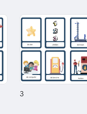 Lesmateriaal Woordenschat kaartjes thema ruimte  van auteur Juf_Lore slide 2