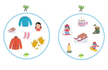 Lesmateriaal Matchingspel Winter van auteur Juf Nika slide 4