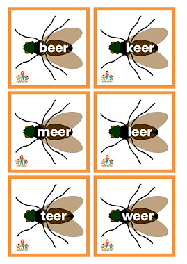 Lesmateriaal Pakket bewegend leren eer, oor, eur van auteur de beweegjuf