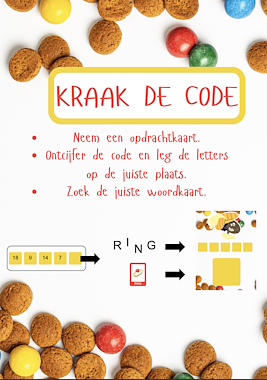lesmateriaal Thema Sint en Piet : Kraak de code van auteur Katy Janssens