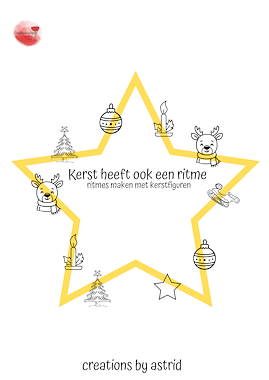Lesmateriaal Kerst heeft ook een ritme  van auteur Creations by Astrid slide 3