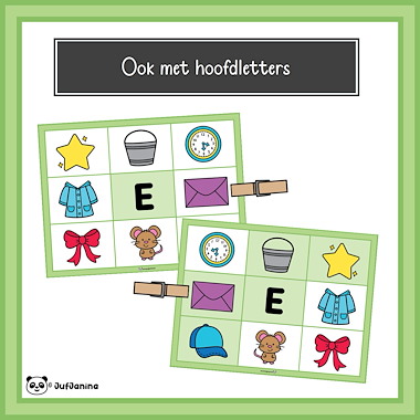 Lesmateriaal Knijpkaarten- letters & klanken van auteur Juf Janina slide 2