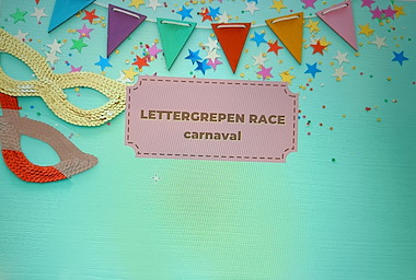 Lesmateriaal Lettergrepen race carnaval van auteur Christl