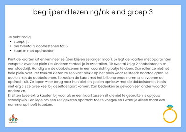 Lesmateriaal Begrijpend lezen met ng/nk woorden bewegend leren van auteur de beweegjuf slide 2